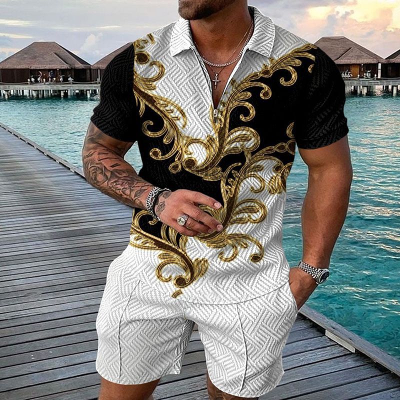 NEW MENS CASUAL SUIT SET