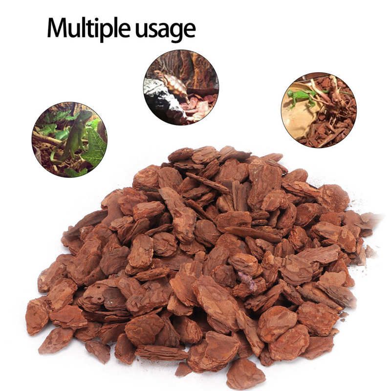 Bark Bedding All‑natural High‑quality Pine Bark Tortoise Bedding For Gardening For Indoor Plants For Pet Bedding For Reptile Large Particles 250g