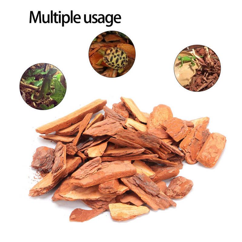 Bark Bedding All‑natural High‑quality Pine Bark Tortoise Bedding For Gardening For Indoor Plants For Pet Bedding For Reptile Large Particles 250g