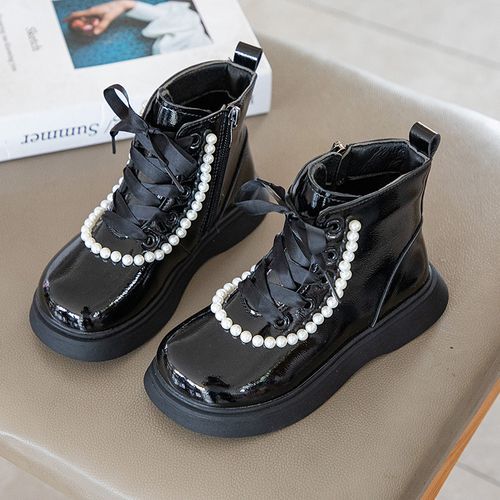 Children's Fashion Pearl Boots, Girls Princess Boots