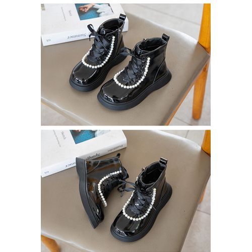 Children's Fashion Pearl Boots, Girls Princess Boots