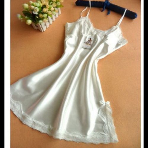 Transparent Sexy Night Wear Coffee White