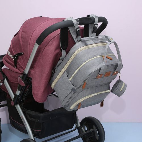 Portable Baby Bed Travel Bassinet Folding Crib Shade Cloth Baby Nappy Changing Bags Changing Station Changing Pad Waterproof With Mosquito Net
