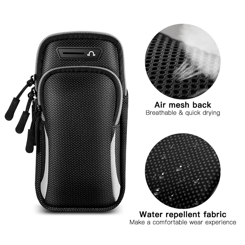 Phone Arm Band Gym Phone Holder Phone Arm Case Running Band for Running Riding Walking Hiking Arm Bag Cellphone Pouch