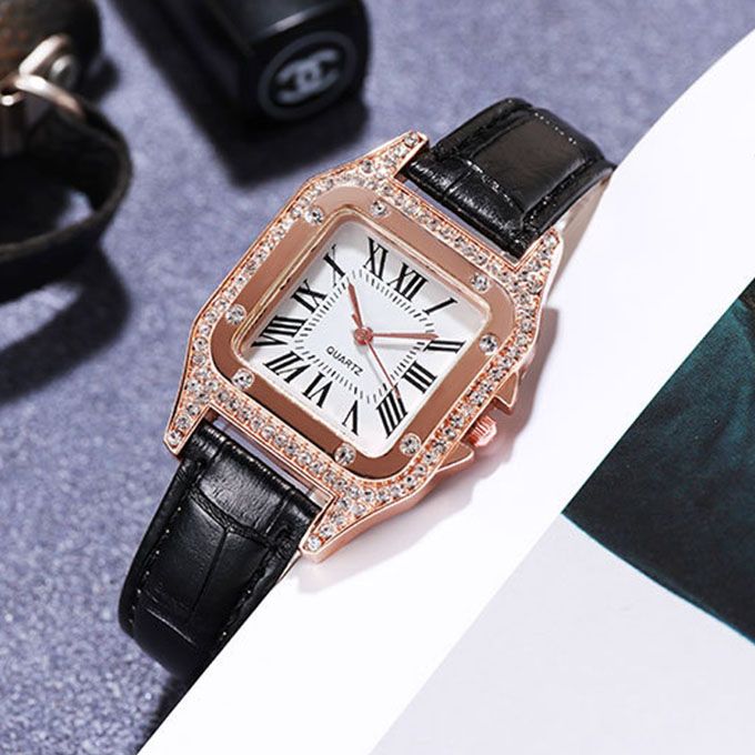 Women Watch Leather Band Ladies Quartz Wrist Watch
