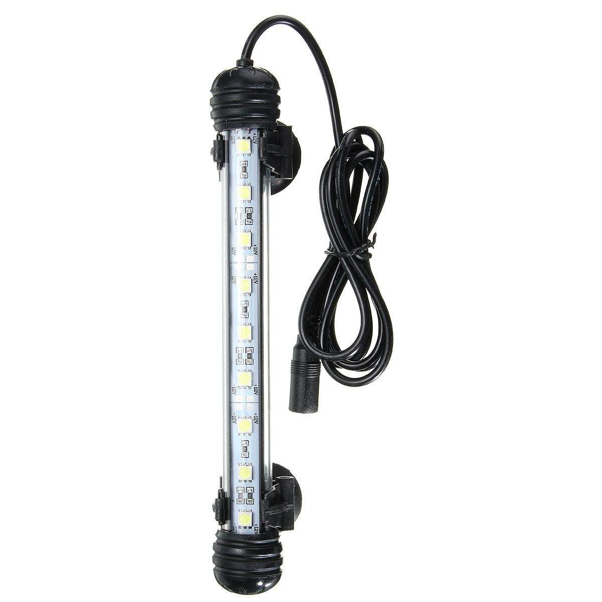 18cm 2.5W LED Aquarium Fish Tank Submersible Light Strip Bar Light Fish Tank Bar US White White Light
