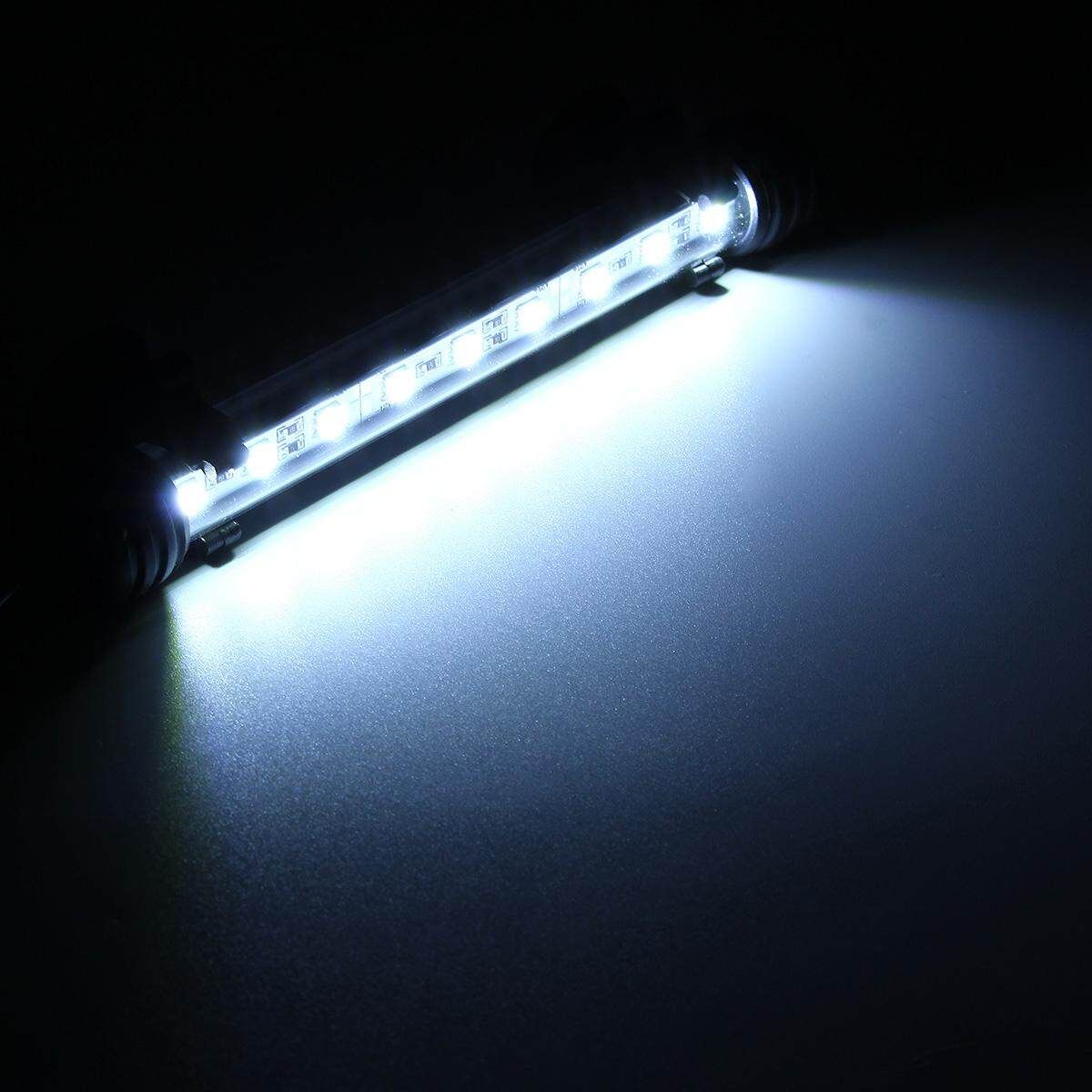 18cm 2.5W LED Aquarium Fish Tank Submersible Light Strip Bar Light Fish Tank Bar US White White Light