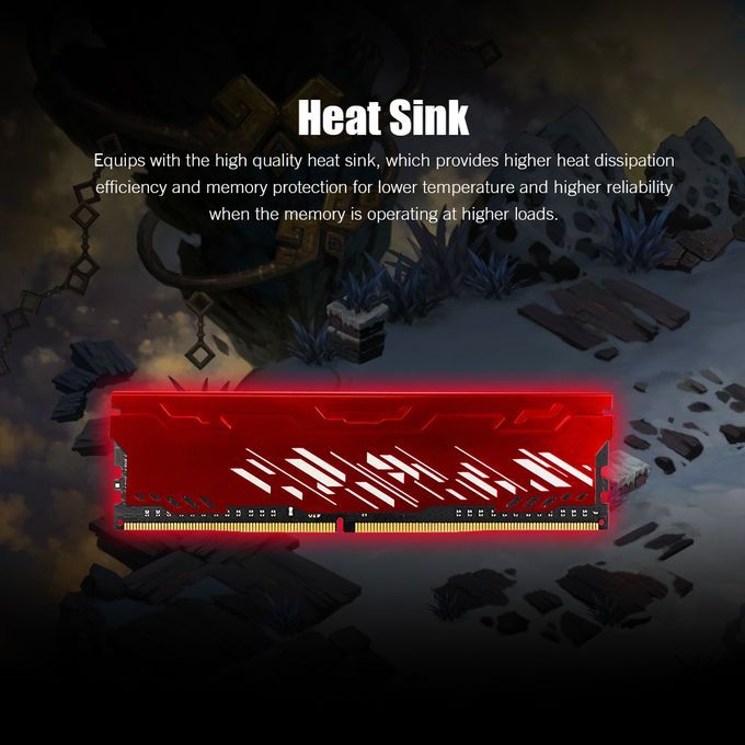 JUHOR DDR4 2400MHz 1.2V 8GB Desktop PC Memory  PC Memory