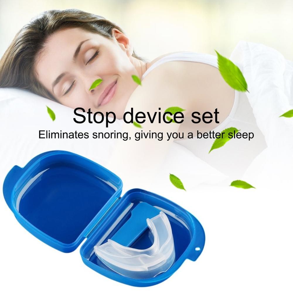Anti Snoring Bruxism Sleeping Mouth Guard Night Guard Gum Shield Mouth Tray Stop Teeth Grinding Sleep Aid Health CareAccessories