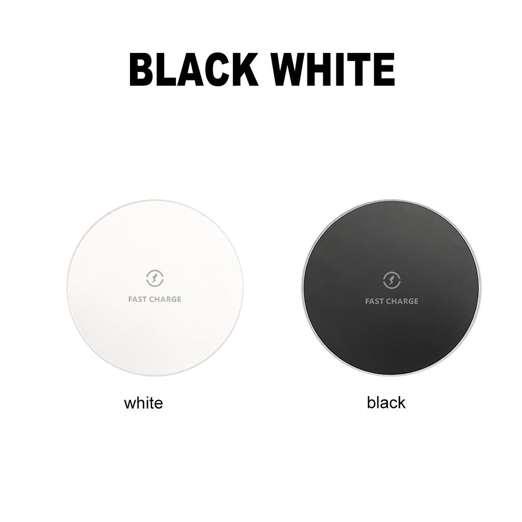 Wireless  15w Qi Charging Pad QC 30 For Samsung Black