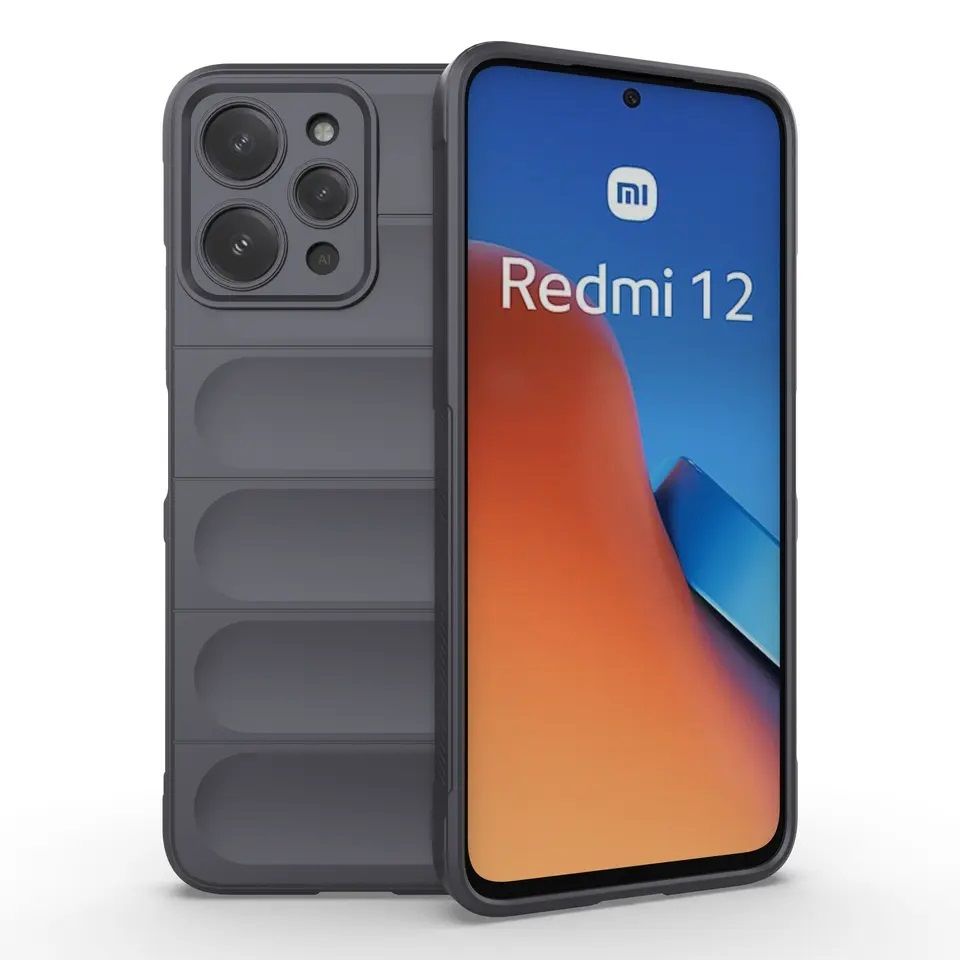 Silicone Shield Case For Redmi 12