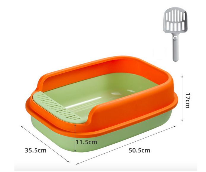 Cat Litter Box - 50.5cm X 35.5cm X 17cm