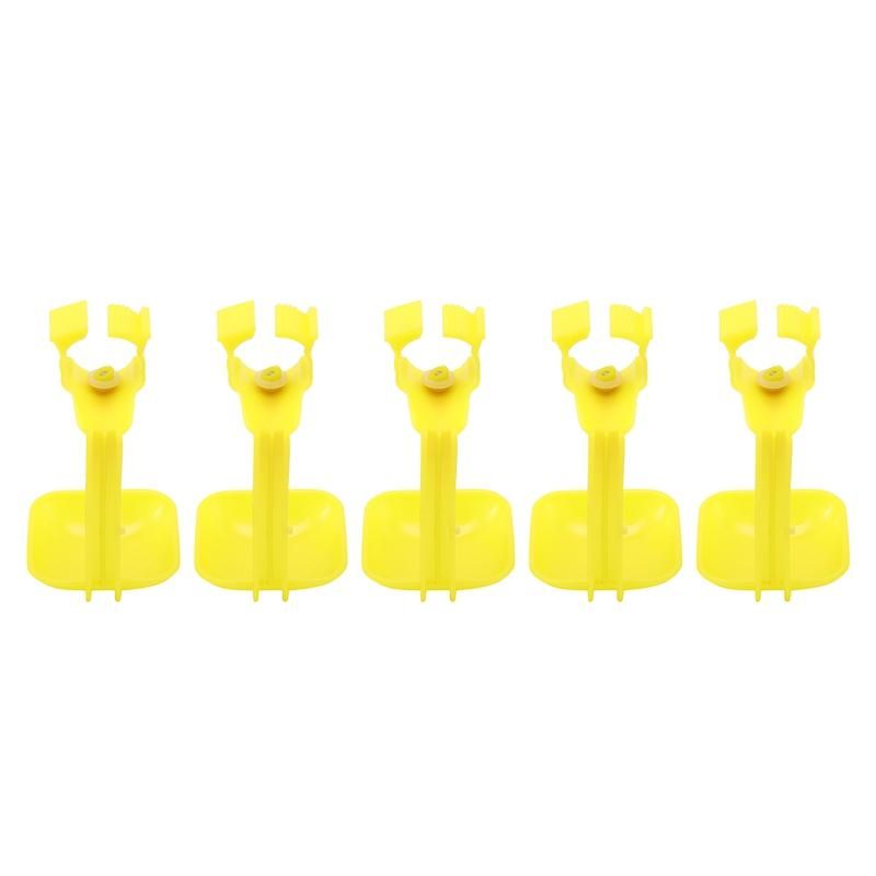 35Pcs Poultry Chicken Drinker Hanging Cups Chick Automatic Waterers Drinking Fountain Pipes Ball Nipple Farm Poultry Feeding Supplies