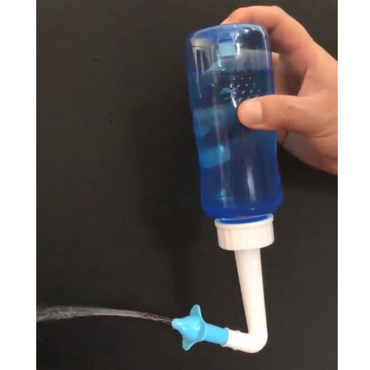 Neti Pot Nose Wash Pressure Rinse For Adult & Kid 300ml Manual Valve