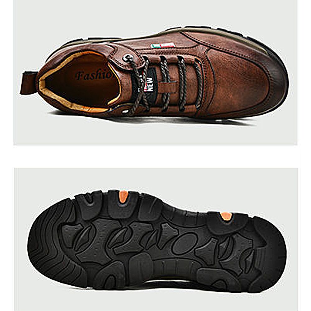 Men's Hiking Shoes Are Wear-resistant And Waterproof - Brown
