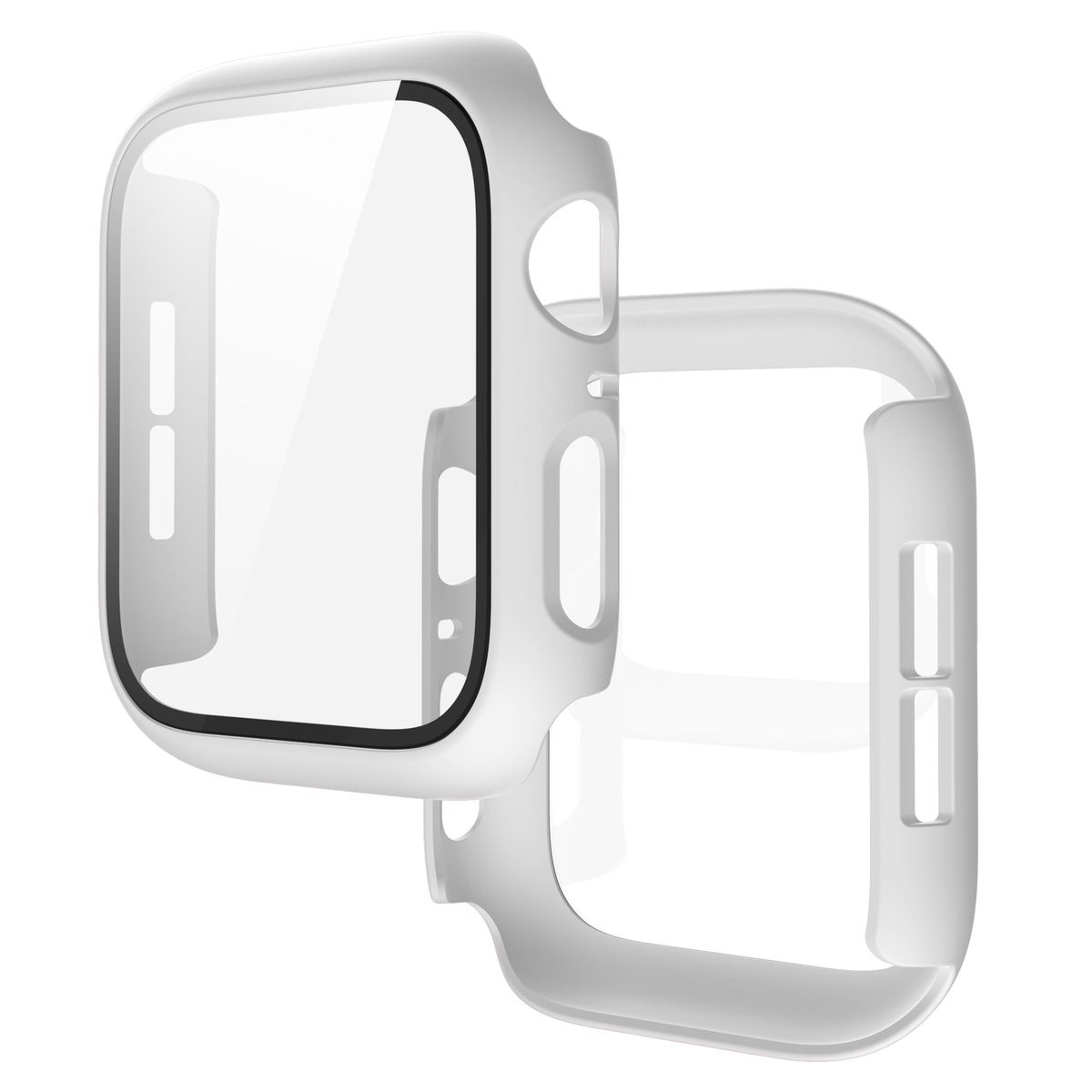 Tampered Glass Protective Watch Case For Apple Watch Series 6/5/4/3/2/SE 42MM&44MM