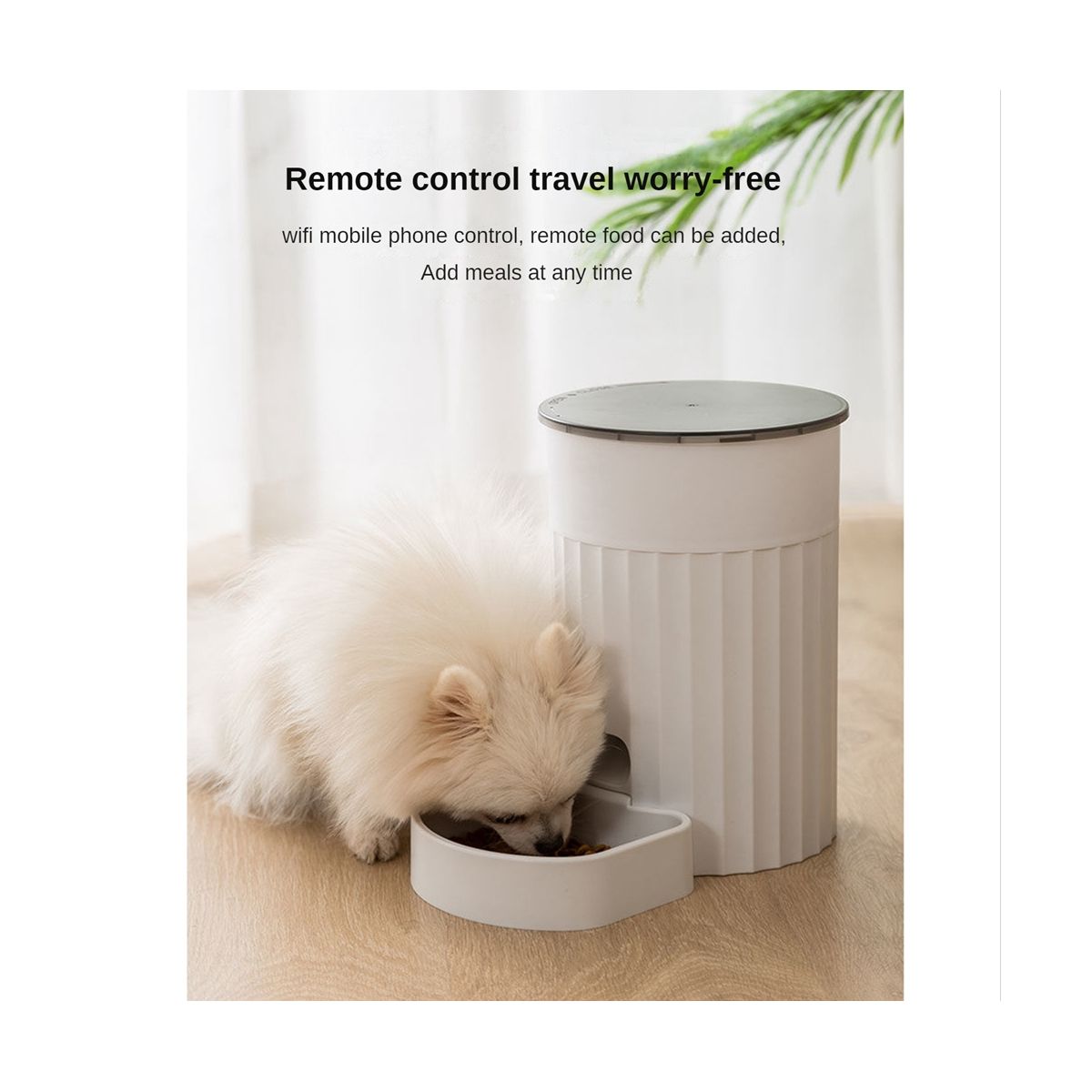 2.4GHz WiFi Pet Smart Dry Food Dispenser with Control