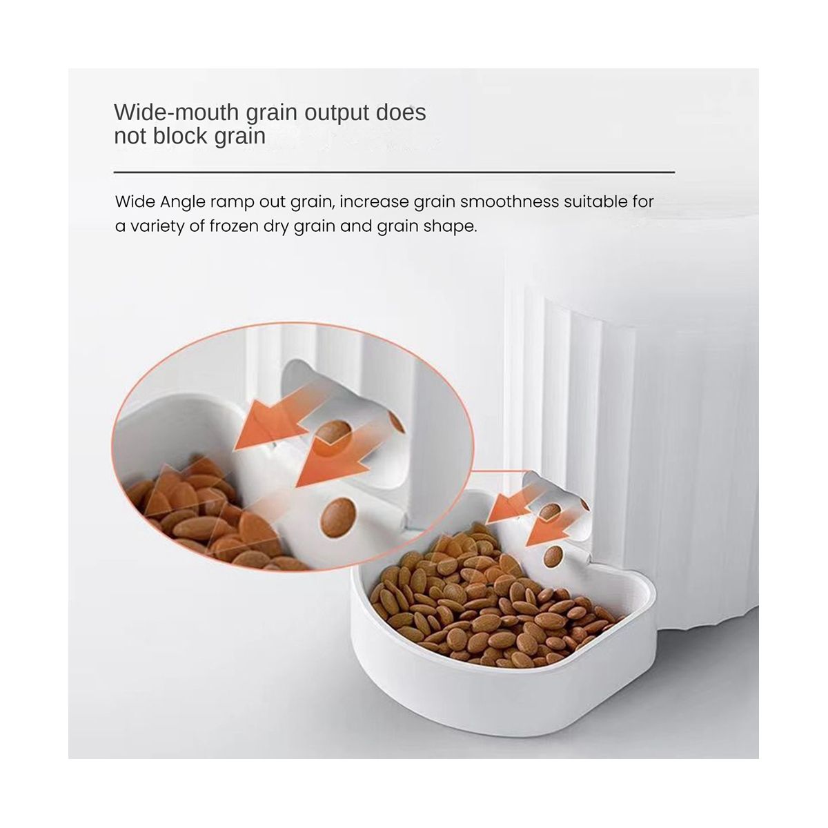 2.4GHz WiFi Pet Smart Dry Food Dispenser with Control