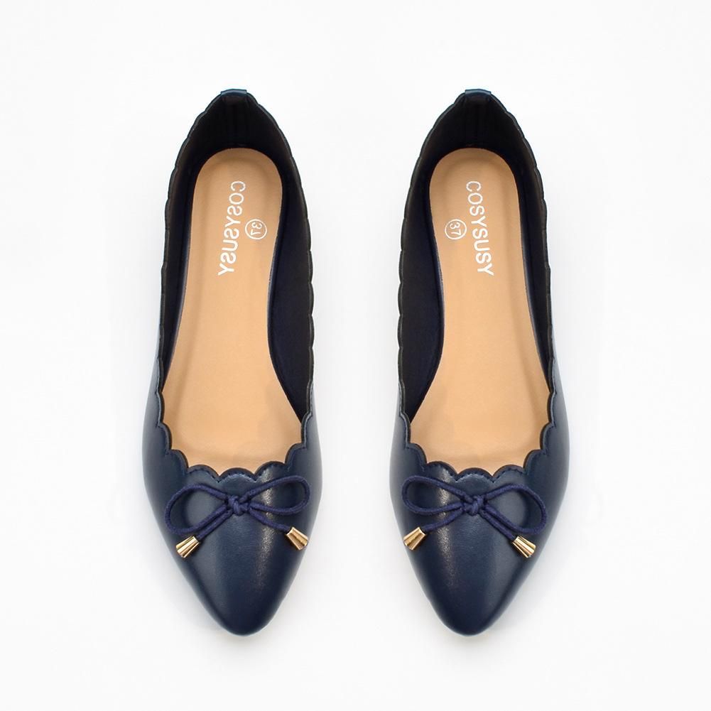 Beautiful Ladies Doll Shoes Lace Edge Women Flat Pumps Shoes