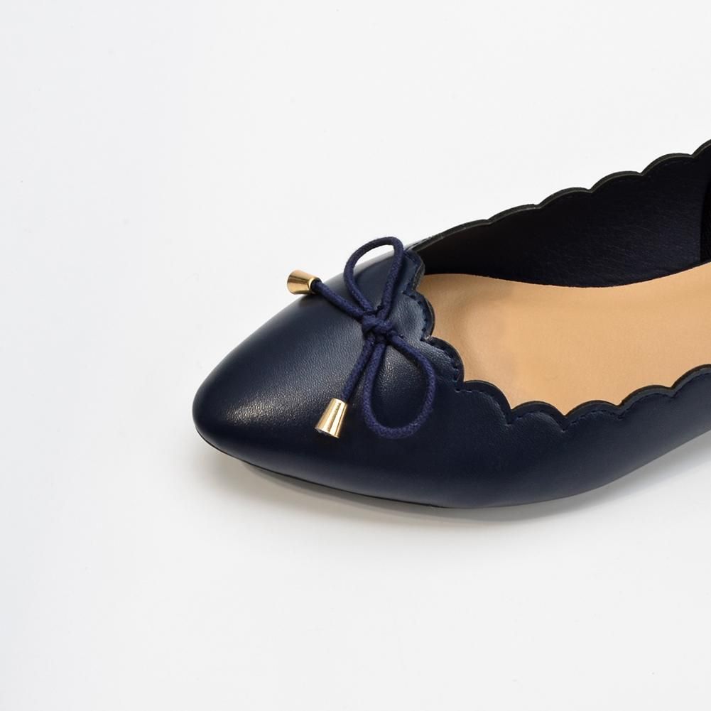 Beautiful Ladies Doll Shoes Lace Edge Women Flat Pumps Shoes