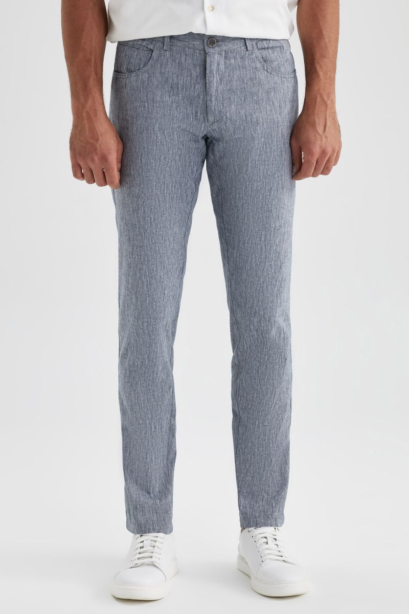 Man Young Regular Fit Woven Trousers - Gray