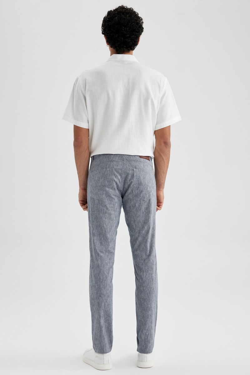 Man Young Regular Fit Woven Trousers - Gray