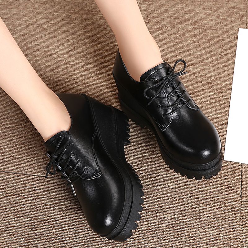 Big Size Ladies Leather Shoes