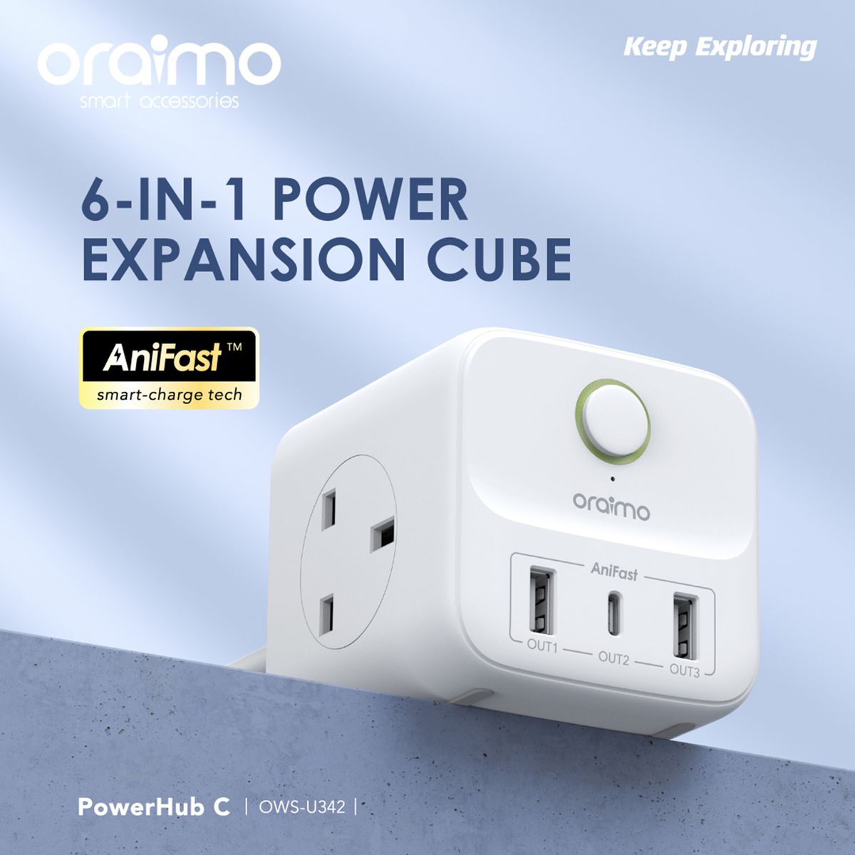 PowerHub C 6-In-1 Smart   High Security Small And