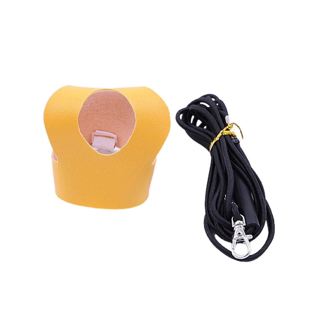 Bird Harness Parrot Bird Harness Leash Flying Rope Yellow