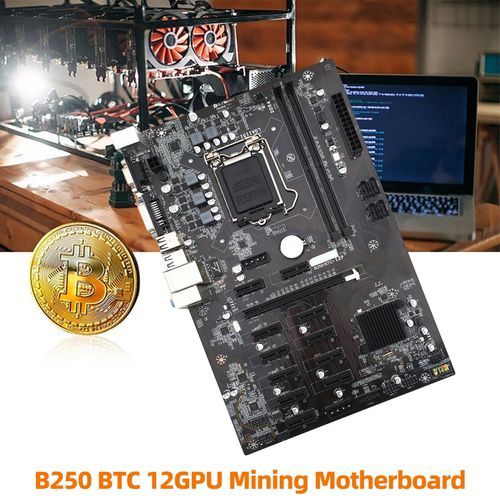 Miner Mining Motherboard LGA 1151 DDR4 Mini Miner Black