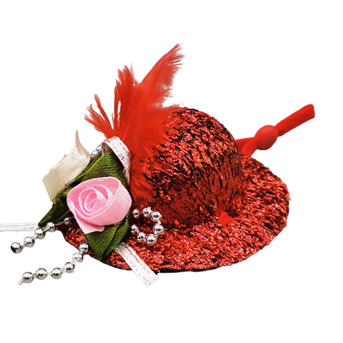 Rooster Cap Cosplay Cap Rooster Duck Parrot Poultry Headwear Red