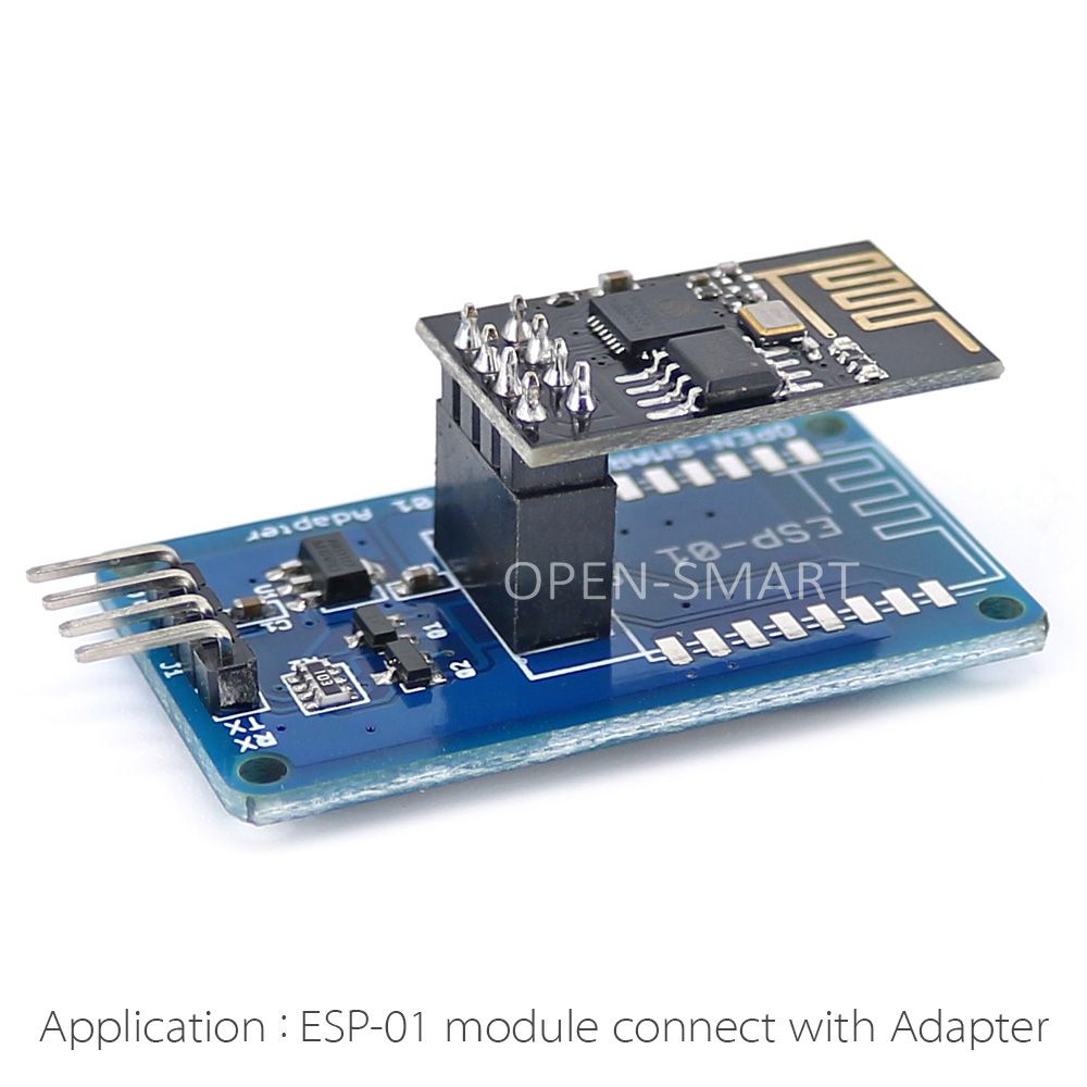 For Module Module WIFI Wireless ESP-01 Wi-Fi Adapter ESP8266 + Serial Arduino ESP-01 Transceiver