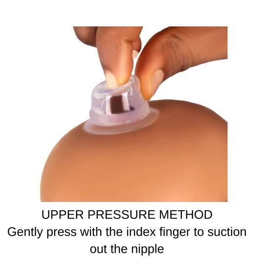 Nipple Corrector- For Flat & Inverted Nipples; 2pcs With A Storage Case