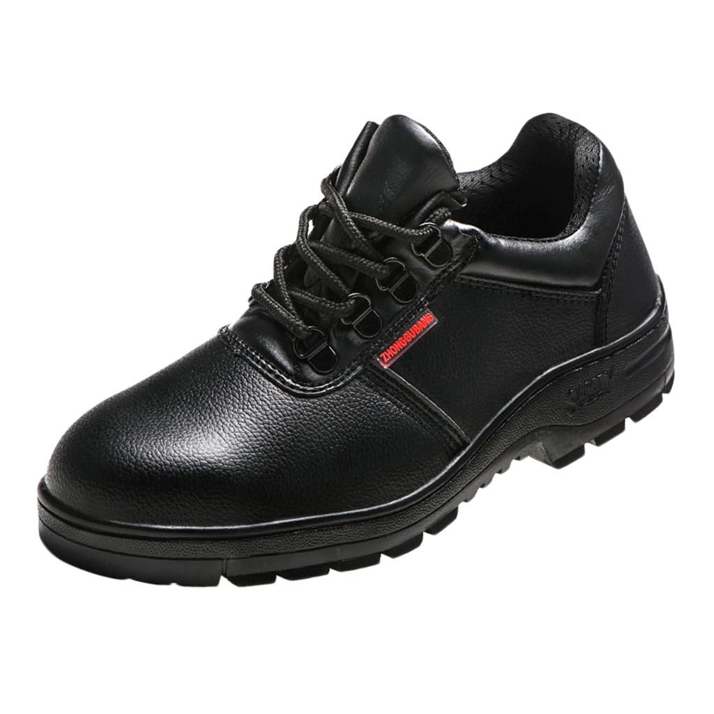 Pair Of Safety Work Boots Steel Toe Water Resistant Shock US 7.0