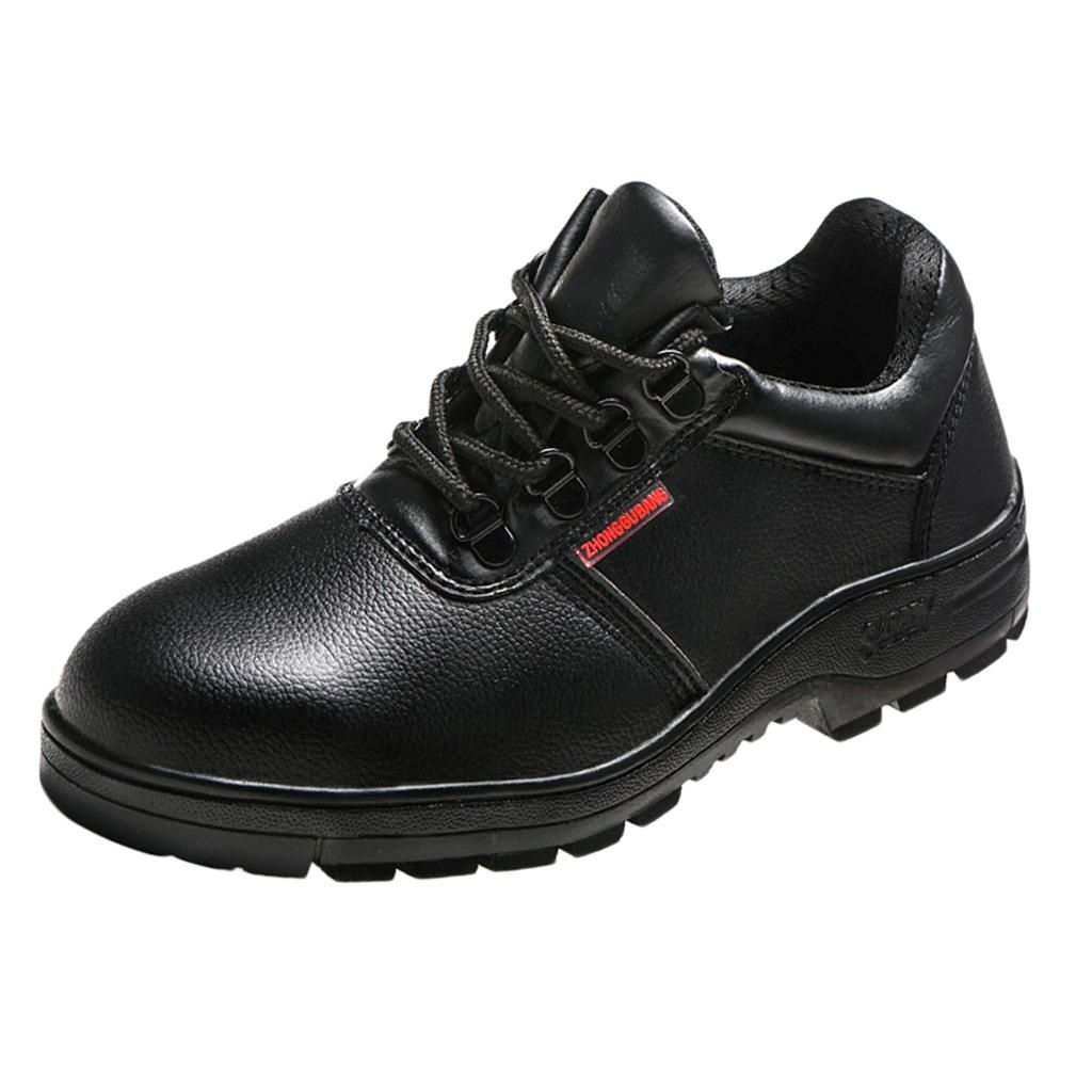 Pair Of Safety Work Boots Steel Toe Water Resistant Shock US 7.0