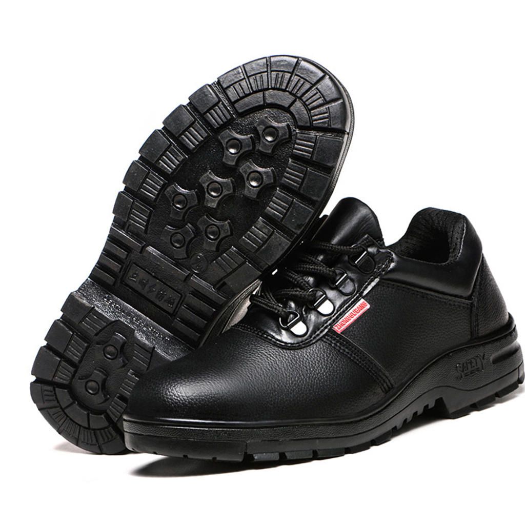Pair Of Safety Work Boots Steel Toe Water Resistant Shock US 7.0
