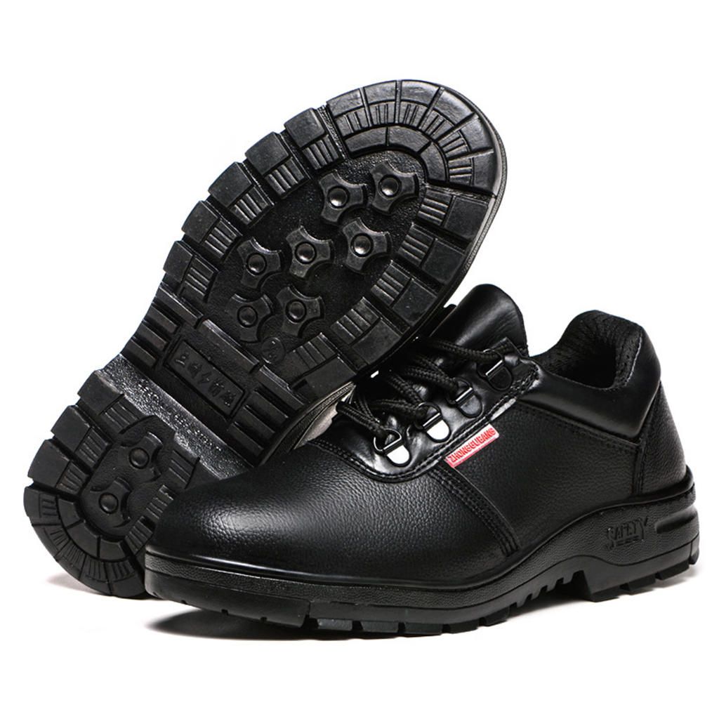 Pair Of Safety Work Boots Steel Toe Water Resistant Shock US 7.0