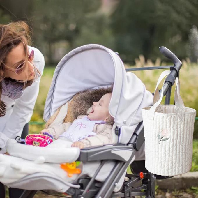 Tote Bag Baby Pushchair Organizer Baby Bottle Clothes Grocery Tulipa