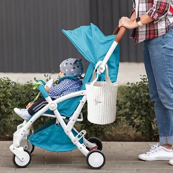 Tote Bag Baby Pushchair Organizer Baby Bottle Clothes Grocery Tulipa