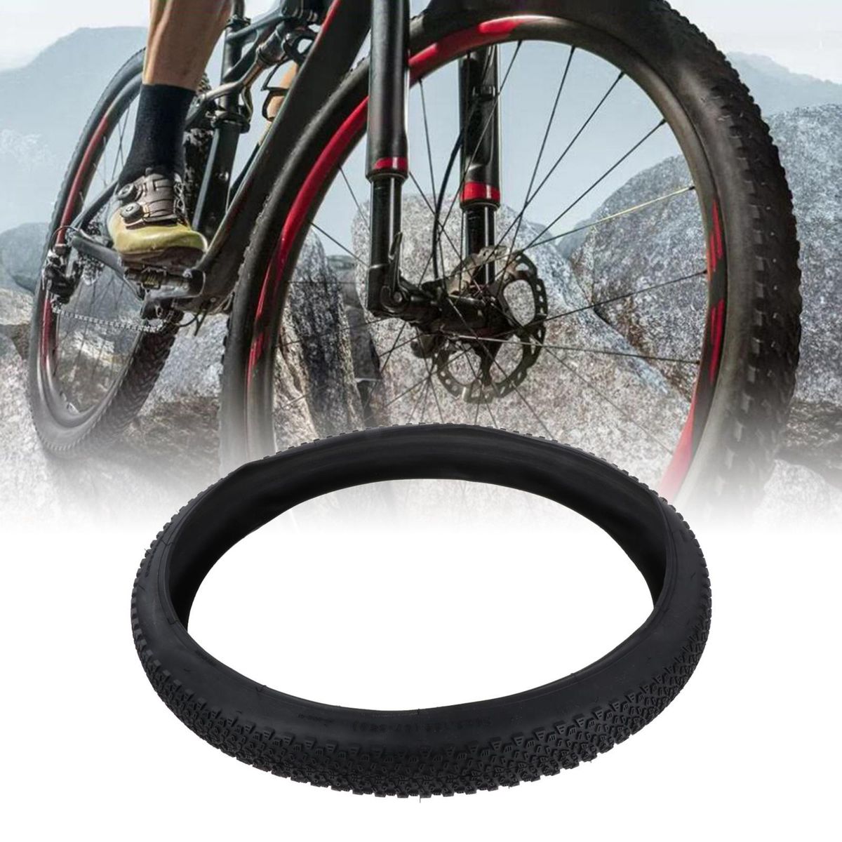 Outer Tyre Portable Traction 26inch To 2.125inch