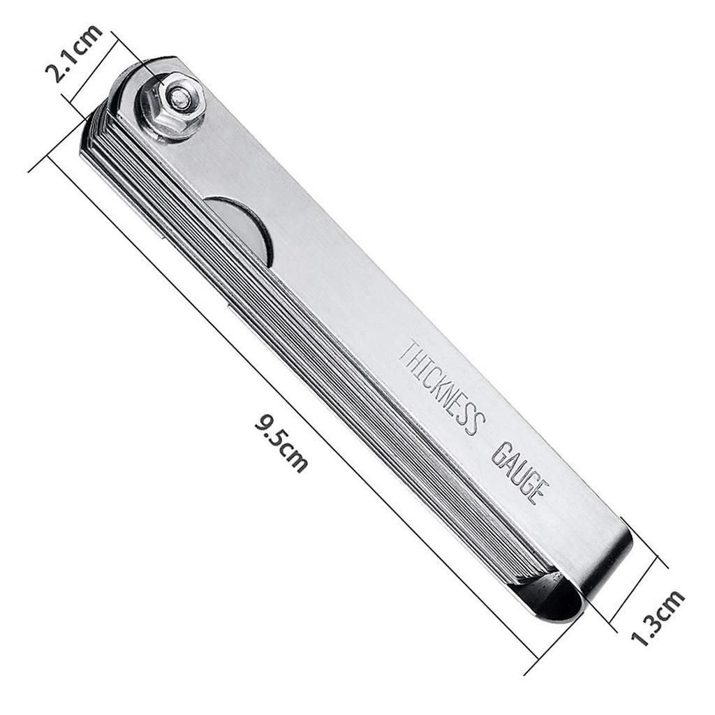 Gazechimp 32 Blade Feeler Gauge Metric & SAE Dual Reading