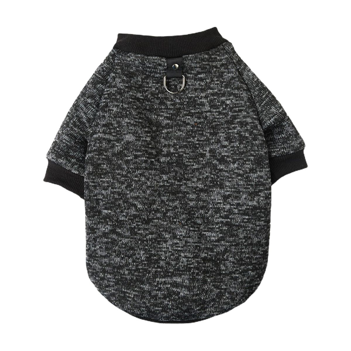 Pet Sweatshirt Two-legged Pet Dog Sweatshirt Warm Outfit Black