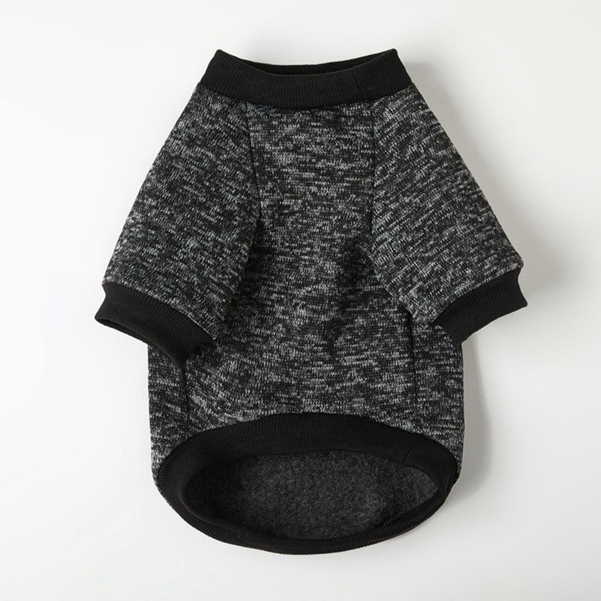 Pet Sweatshirt Two-legged Pet Dog Sweatshirt Warm Outfit Black