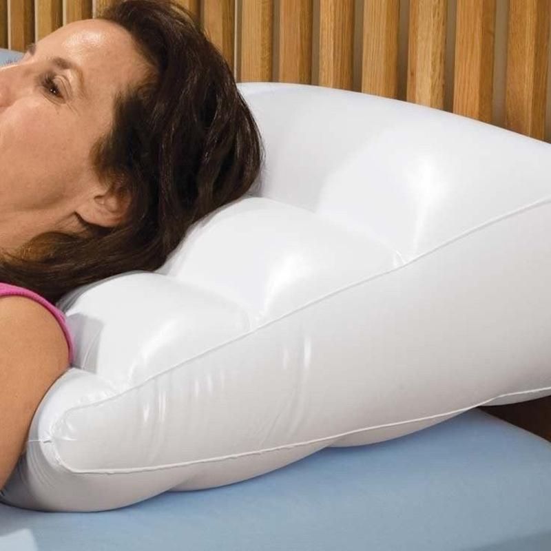 Large Inflatable Bed Wedge Pillow - Portable Lightweight