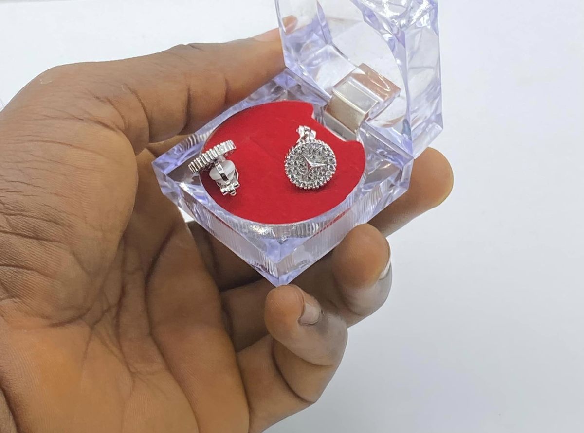 Unique Magnetic Iced Men's Punk Earrings