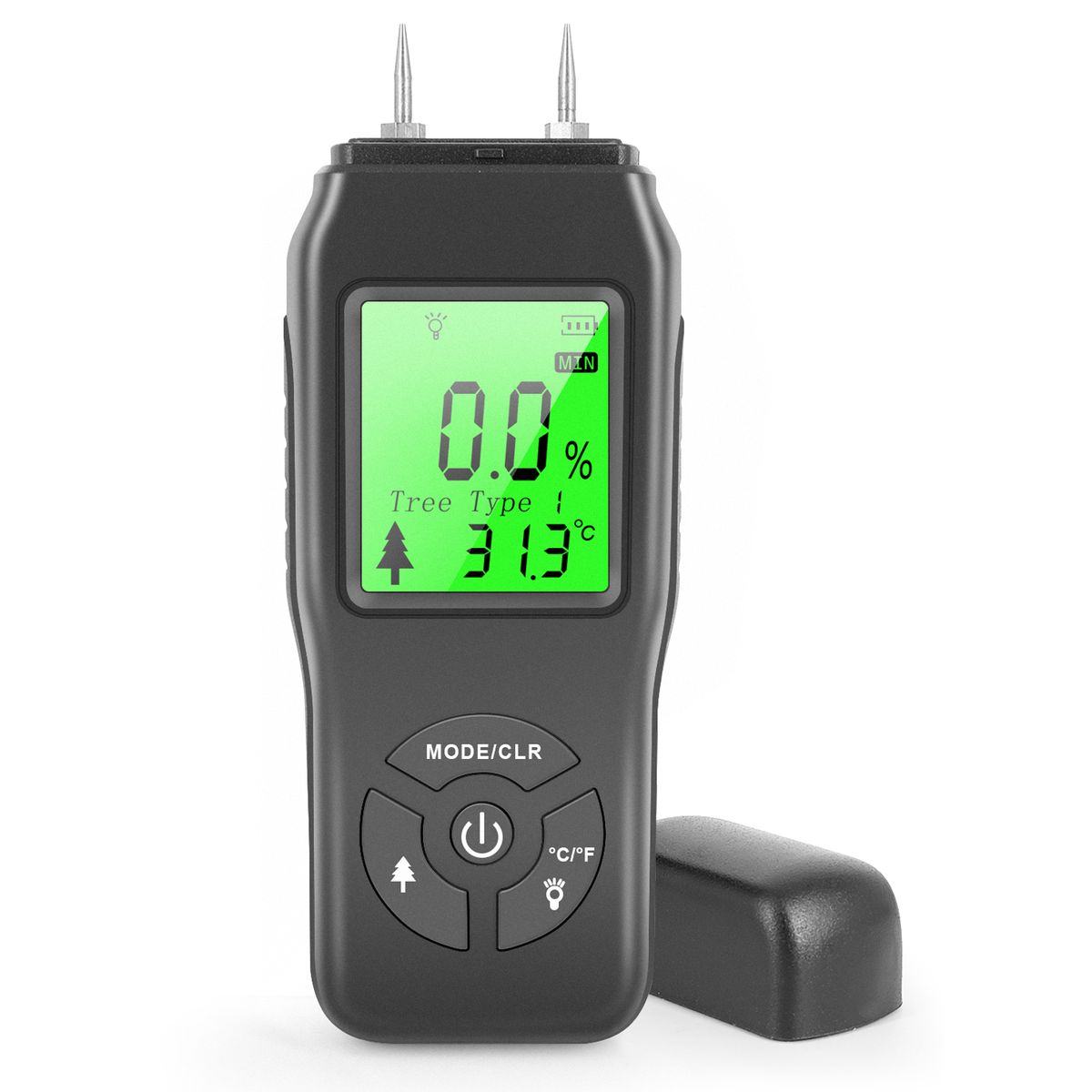 Wood Moisture Meter, Handheld Digital Moisture Detector,
