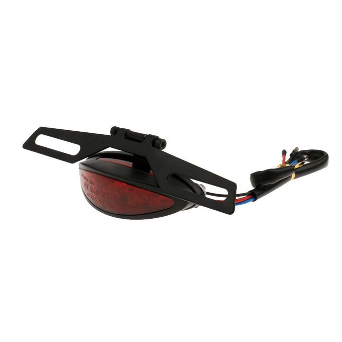 12V Motorcycle ATV License Plate Holder Tail Rear Brake Bracket Light