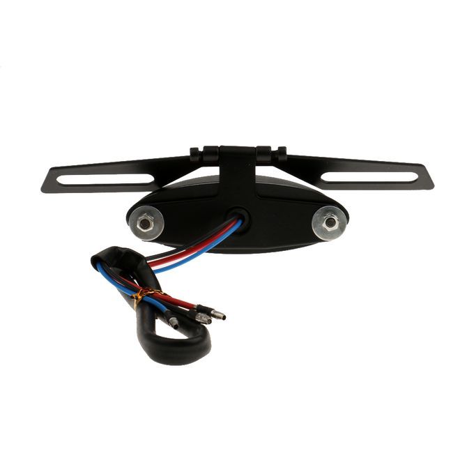 12V Motorcycle ATV License Plate Holder Tail Rear Brake Bracket Light
