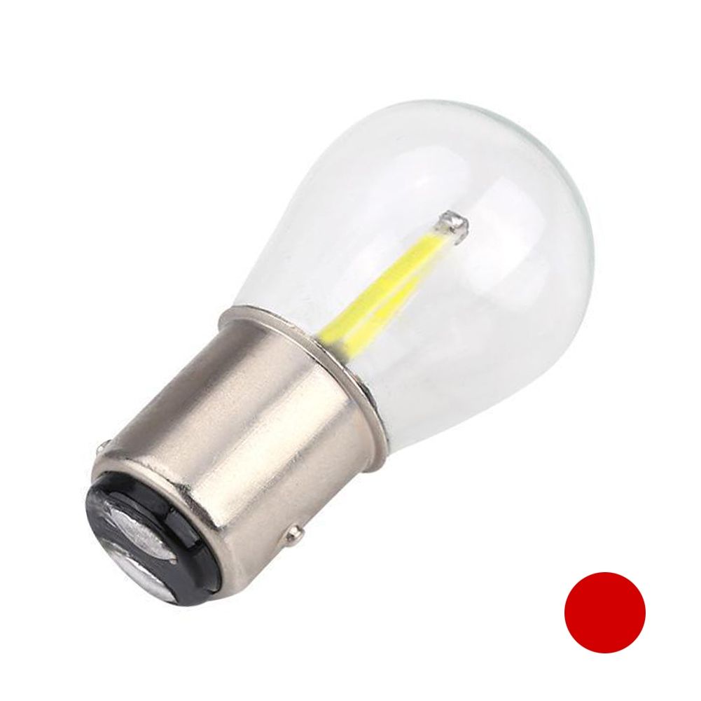 BAY15D 1157 12V LED Car Brake Reversing Turn Signal-Red