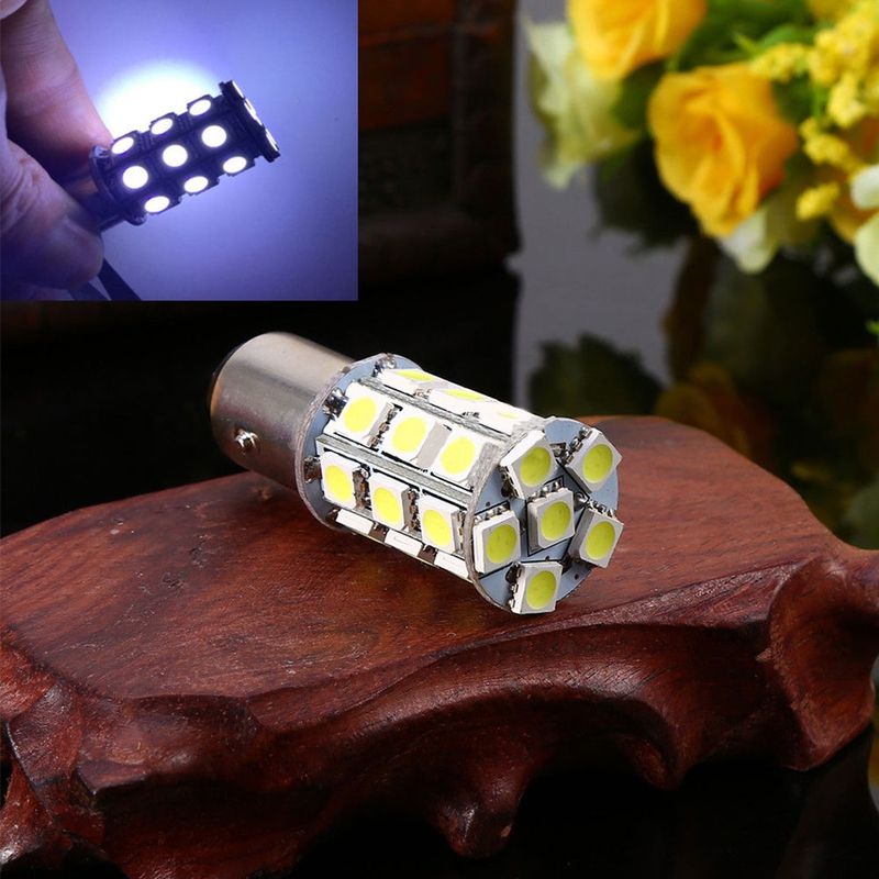 Universal 1157 SMD 5050 Car 12V LED Tail Brake-White Light